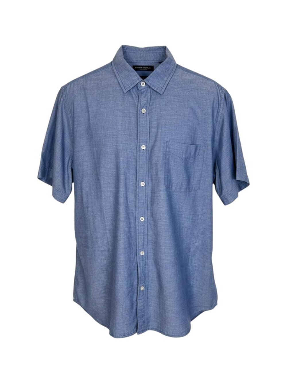 Banana Republic Linen Cotton Shirt XL Blue